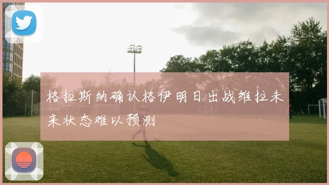 格拉斯纳确认格伊明日出战维拉未来状态难以预测